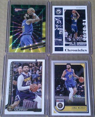 Lot Of 4 JAMAL MURRAY NBA Cards, Inserts, Base        