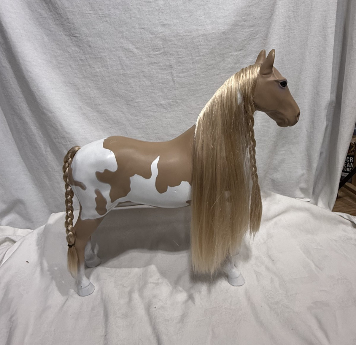 Our Generation 20&rdquo; Horse Brown & White Pinto w/ Saddle For 18&rdquo; Dolls