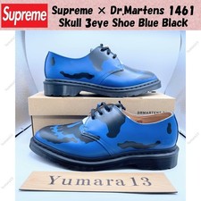 Supreme  Dr.Martens 1461 Skull 3eye Shoe Blue Black 42936400 Men's Size