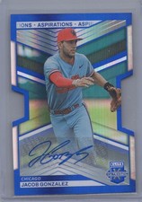 2023 ELITE EXTRA ED JACOB GONZALEZ ROOKIE AUTO ASPIRATIONS SP #4 /93 CUBS