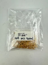 x(168) TE Connectivity M39029/31-240 CONTACT PIN 20-24AWG CRIMP GOLD