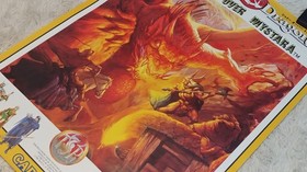 Dungeons & Dragons Shadow of Mystara Arcade Sega Saturn Promo Poster Import JPN