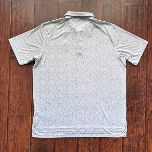 Peter Millar Skulls Drinks Golf XL Polo Shirt Blue Summer Comfort Performance - Picture 14 of 20