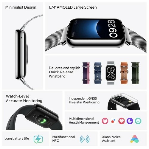 Xiaomi Smart Band 8 Pro Black - 第 4/6 張圖片