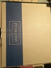 Genuine Pendleton Blanket Wool Chief Joseph Jacquard Robe - Turquoise