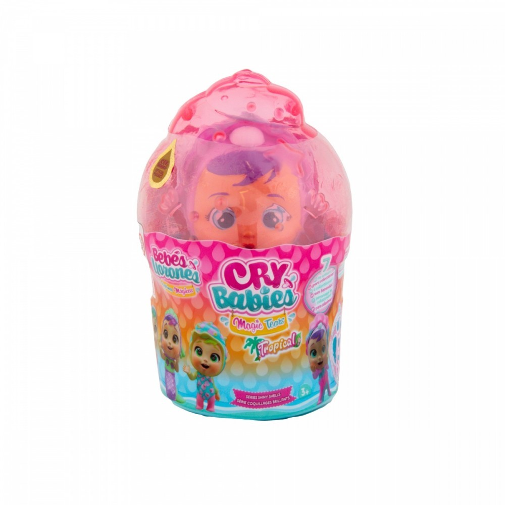 8421134910324 Кукла Cry Babies Волшебные слезы Блестящие ракушки Coralinela Tm Toys