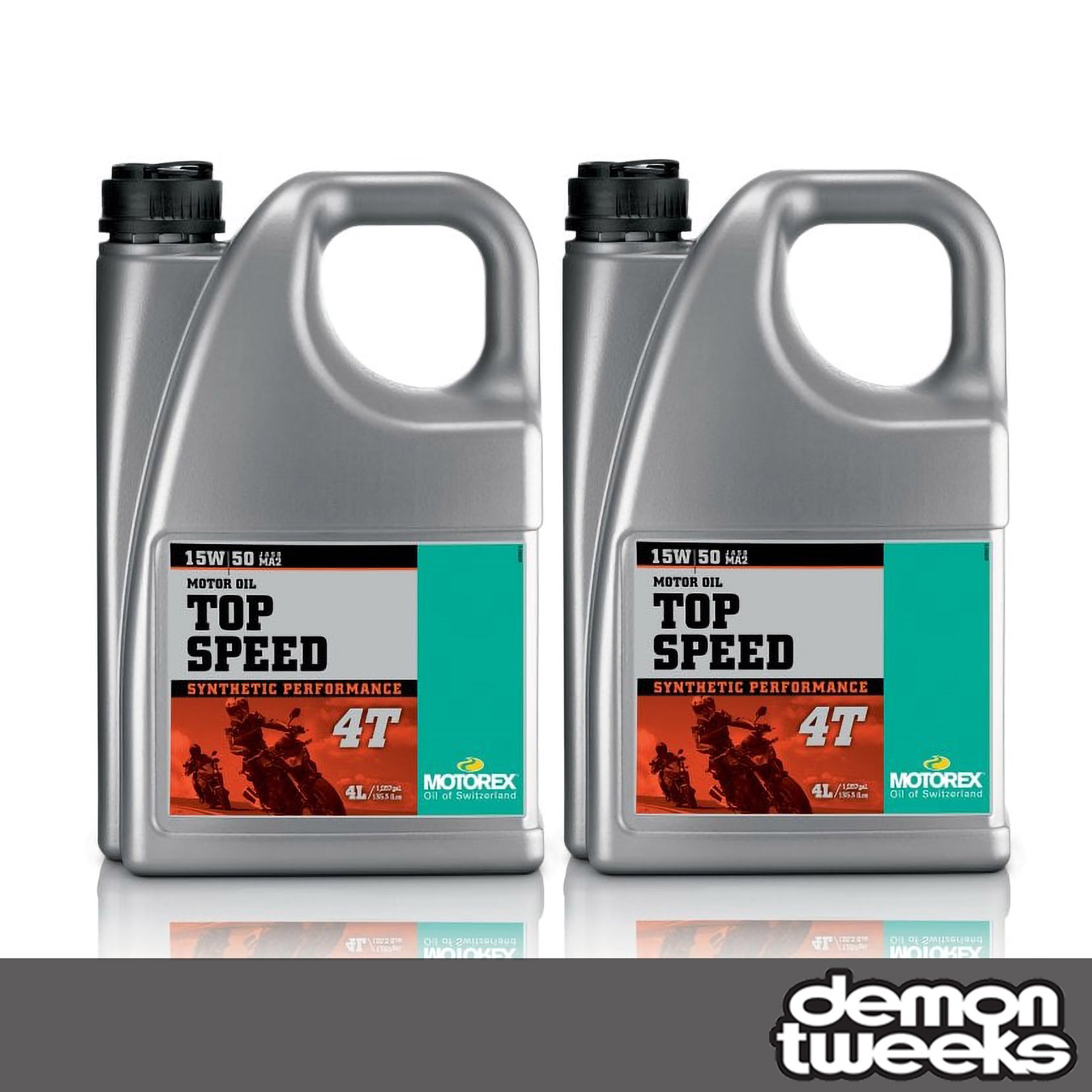 Motorex Top Speed 4T 15W50 Synthetic Motorcycle Engine Oil - 12 Litre (3x4L) - Image 18