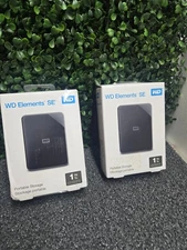 WD Western Digital Elements SE – 1TB Portable External Hard Drive –