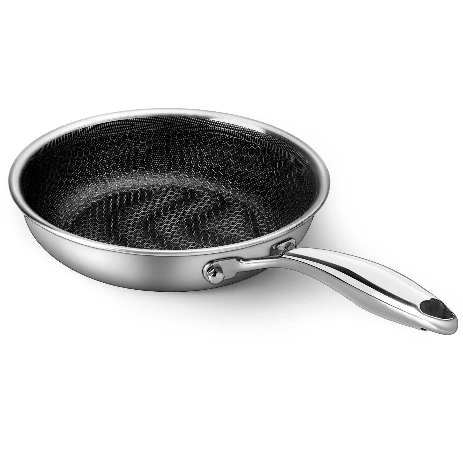 Innerwell 20cm Padella Induzione Acciaio Inox Honeycomb 3-Ply
