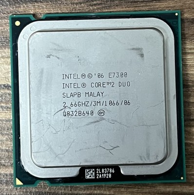  Intel Core2Duo E7300 2,66GHz CPU SLAPB Prozessor 