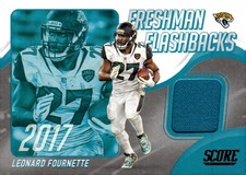 2021 SCORE FRESHMAN FLASHBACKS MATERIALS #FF25 LEONARD FOURNETTE