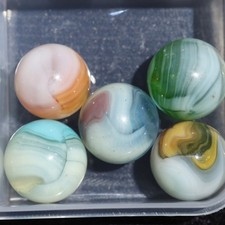 Lot of 5 Vitro Agate MARBLEs MIBs NM and M FREE Shipping