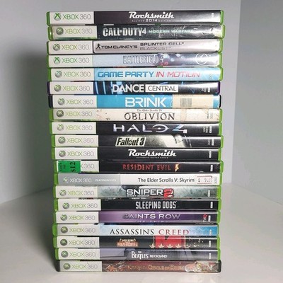Xbox 360 Microsoft Game Bundle Lot of 20 Many are CIB Read Description