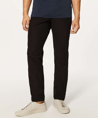 Lululemon ABC Pants Mens 34x31 Black Classic Fit Commission Performance Stretch