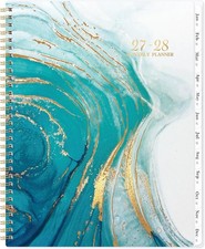 2027-2028 Monthly Planner - Jan. 2027 to Dec. 2028, Spiral Bound With Tabs