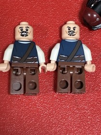 LEGO JACK SPARROW MINIFIGURES X 2 4181N 4184 AUTHENTIC PREOWNED GREAT CONDITION!