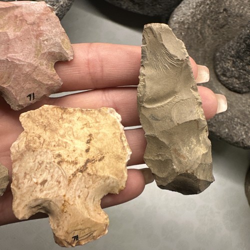 MLC 574 (6) Archaic To Adena Arrowheads Old TN KY IL Artifacts - Picture 8 of 8