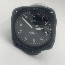Vintage Garwin Cessna Altimeter P/N 22-980 – Rare Center-Bottom Kollsman PARTS