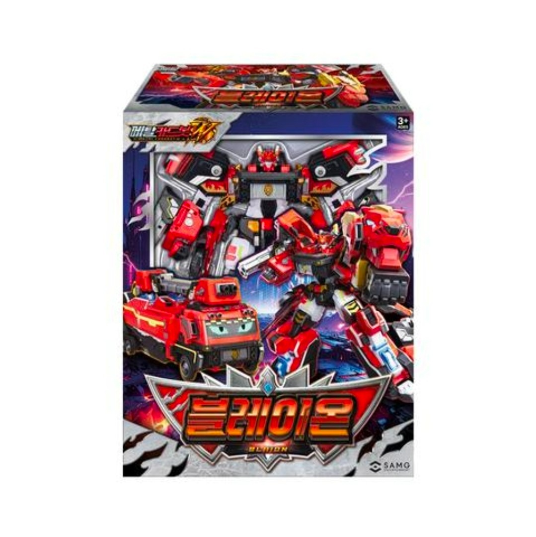 Metal Cardbot W Season3 Blaion Transformer Robot Car Truck Kids