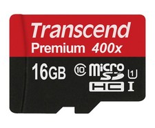 SD-Karten CARD 16GB Transcend MicroSDHC 10MB/s NEW