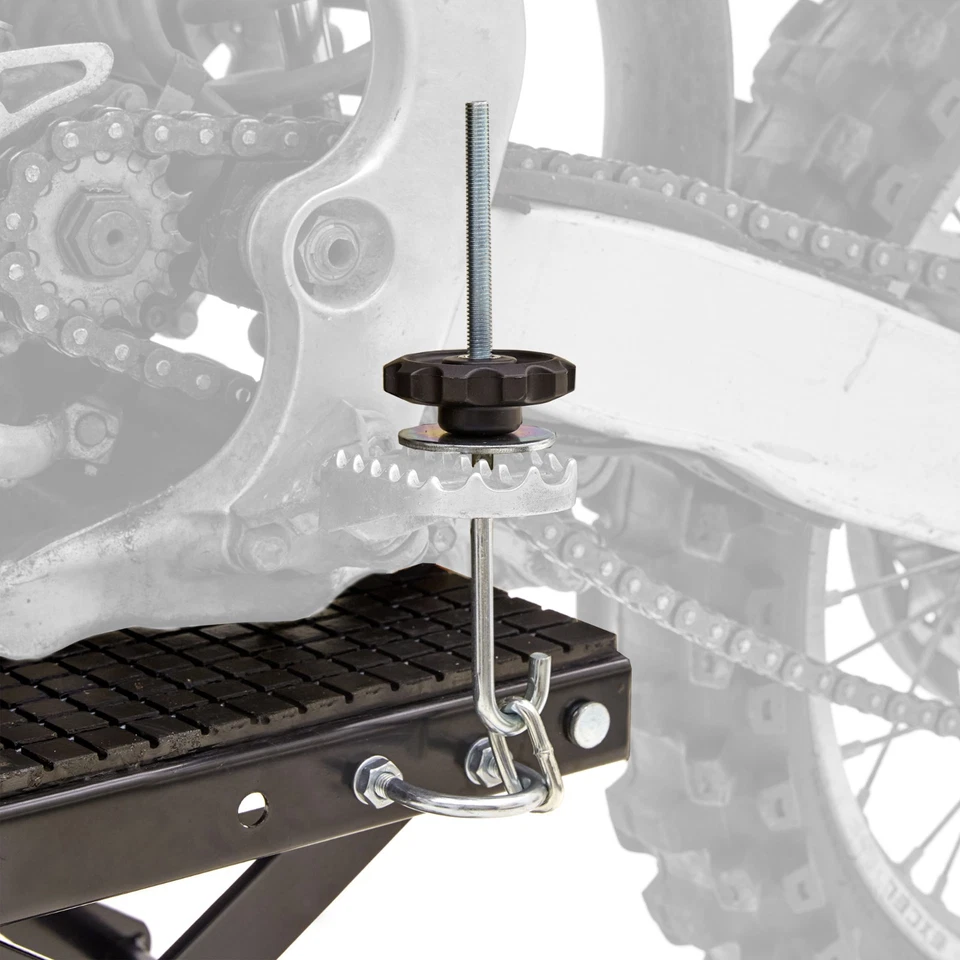 Black Widow Hydraulic Motorcycle Scissor Lift with Casters - Image 4 of 4