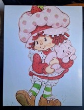 Strawberry Shortcake Glossy Vinyl Sticker 8.5" By 11" Kids, Adults Gift