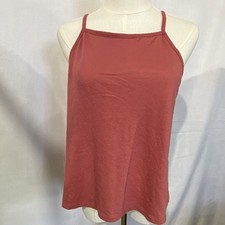 Old Navy Women's Solid Pink Camisole Tank Top Spaghetti Straps Size S