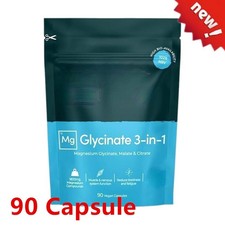 Magnesium Glycinate 3-in-1 Complex, 1800mg Magnesium Supplements - 90 CapsulH0T 0.05 per thousand milligrams