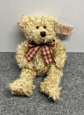 Russ Berrie Toffee Bear Plush 10" Stuffed Animal with Tags
