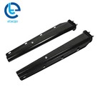 1 Pair 2.5" Semi Truck Spring Loaded Mud Flap Hangers Black Steel Straight 30"