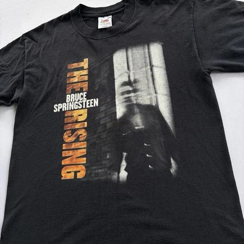 Bruce Springsteen The Rising Tour -03 Band Tee Shirt Bla 2000s vintage concert t-shirt, vintage, single stitch, B+ condition
