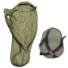 Original BW KSK Schlafsack Ajungilak Extrem oliv −30°C Mumie + Packsack