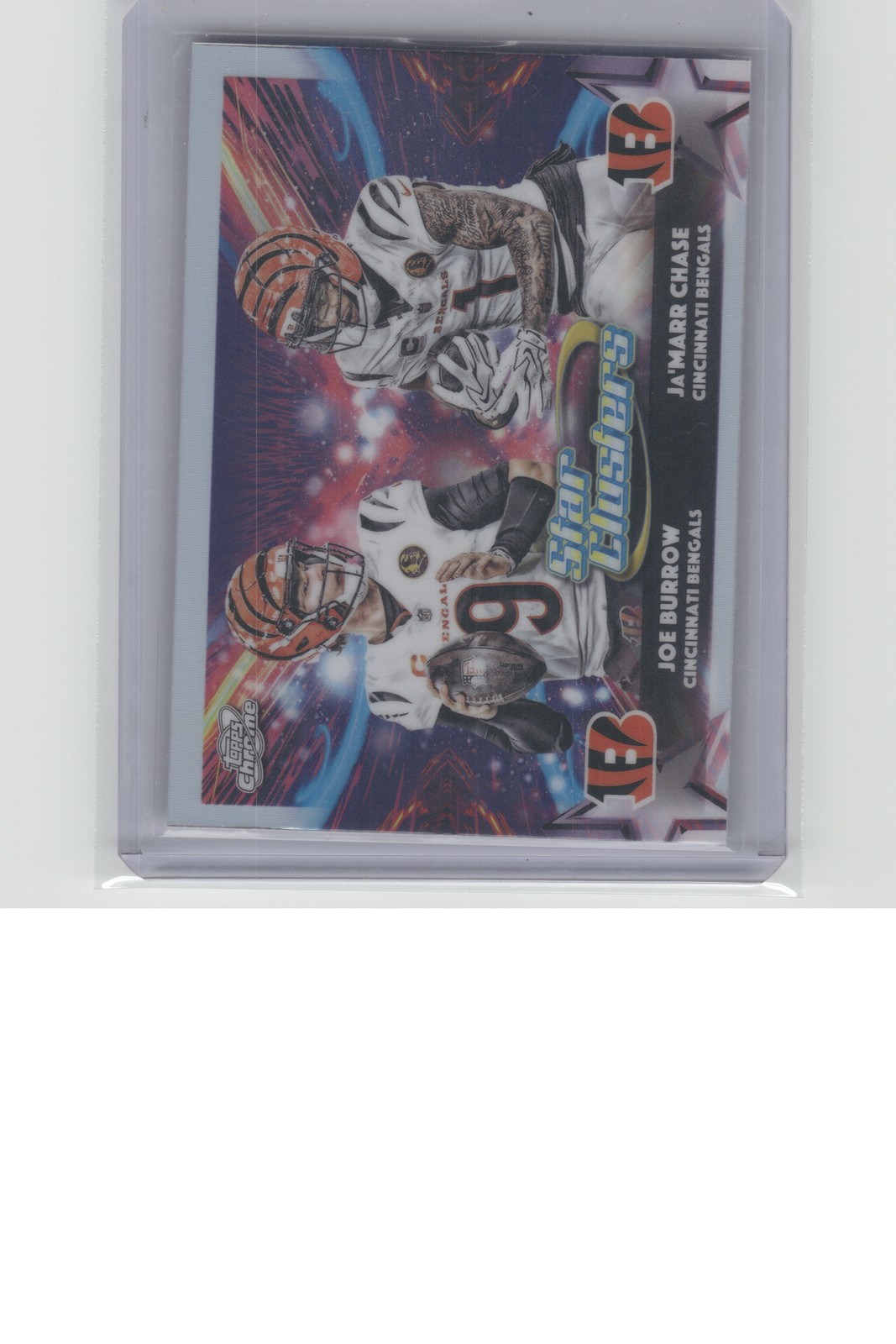 2025 Topps Chrome Cosmic #SC-7 Joe Burrow / Ja'Marr Chase Star Clusters B34R2C48