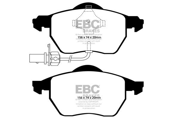 EBC PD06KF059 HIGH PERFORMANCE BRAKE KIT Front
