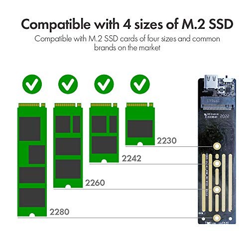 ineo M.2 NVMe (PCIe) SSD Enclosure Built-in Cooling Fan and Write Protection - 第 6/7 張圖片