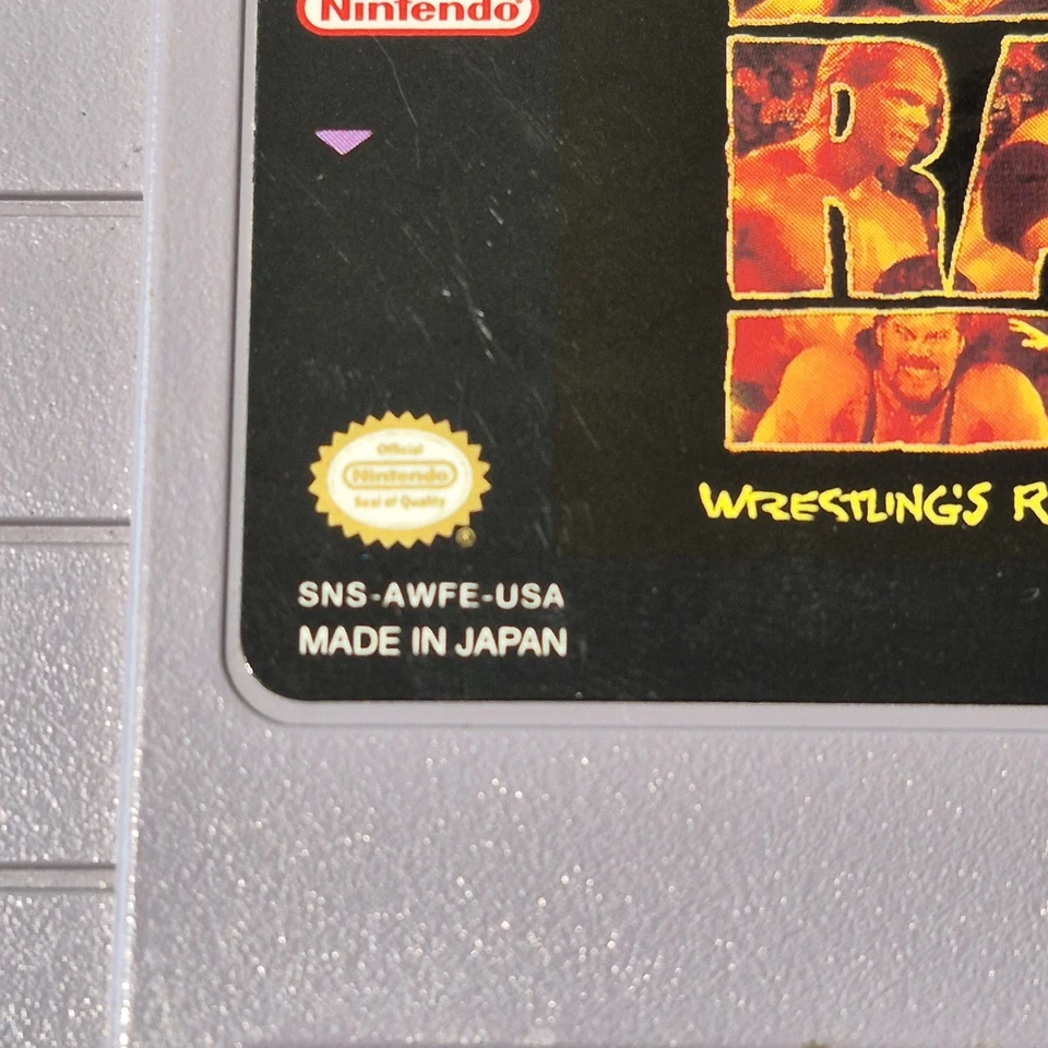 WWF Raw Super Nintendo Entertainment SNES 1991 Tested Nostalgic Wrestling Game - Image 4 of 4