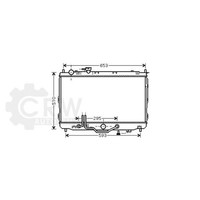 Ava Quality Cooling WasserküHler MotorküHler KüHlrippen GelöTet FüR Kia