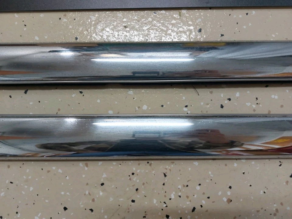 1957 1958 Plymouth Fury 2 puertas techo rígido interior cuarto trasero moldura de vidrio 58 Foto 3 de 4