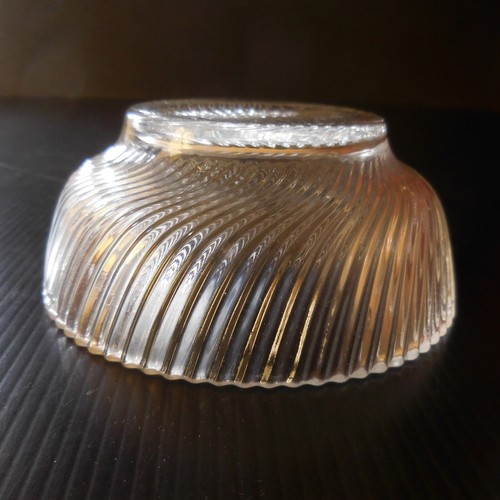 Coupe récipient vide-poche verre vintage design art déco blanc transparent N8663 - Imagen 7 de 12