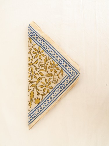 100% Cotton Bandana, Boho Soft Cotton Bandana, Hand Block Bandana High Quality - Picture 3 of 6