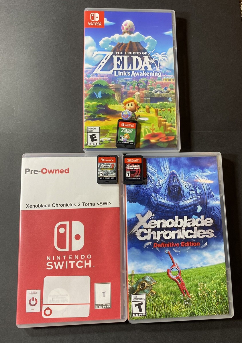 Nintendo Switch Game Lot of 3 Games Xenoblade Rare Torna
