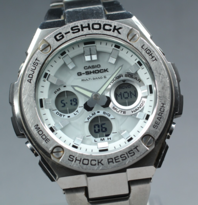 G-SHOCK GST-W110D-7AJF シルバー/ホワイト