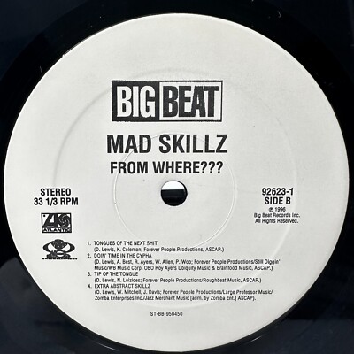 From Japan Mad Skillz / From Where??? 1996 US 2LP Vinyl