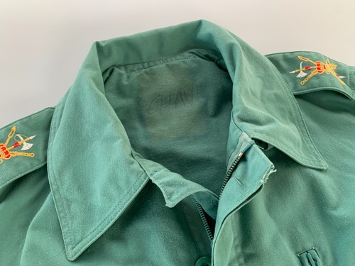 VTG Old Spanish Foreign Legion Jacket Coat Sarga Military Army Spain 1980s - Picture 4 of 21