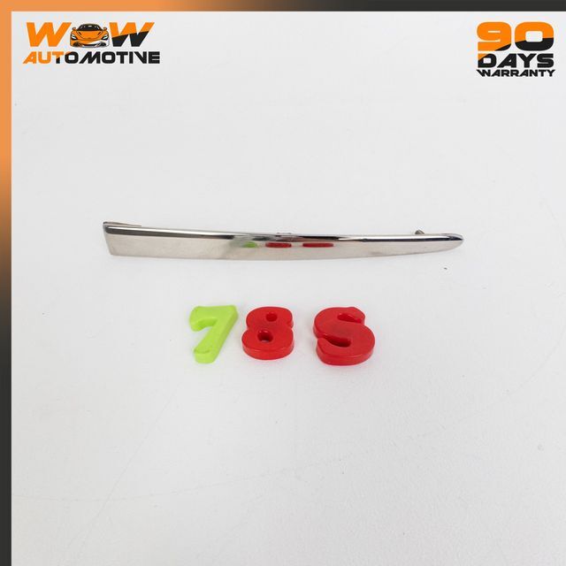 04-11 BENTLEY CONTINENTAL GTC GT FRONT LEFT BUMPER MOLDING TRIM CHROME OEM