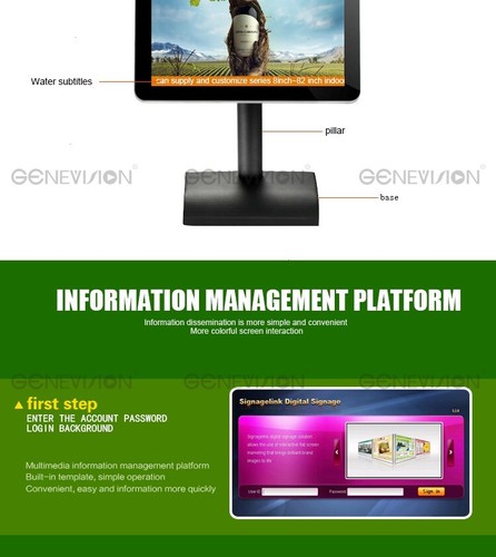 Table Top Wifi Lcd Display Advertising 10 Inch Display Screen for Store Counter - Picture 11 of 12
