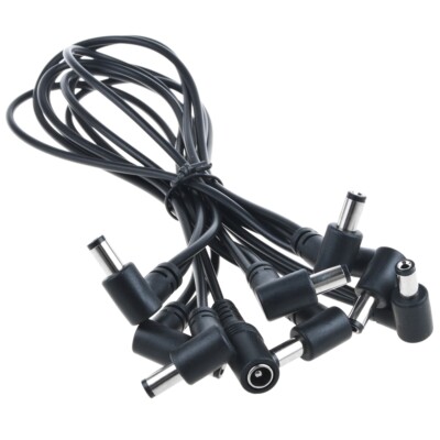 8-Way Daisy Chain Power Cable For Guitar Pedals – Fits Boss, Line 6, MXR 9V Pedals 5 thumbnail image