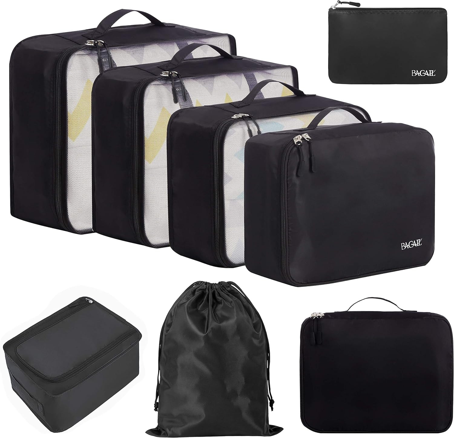 8 Set Packing Cubes Luggage Packing Organizers for Travel Accessories TOP SELLER