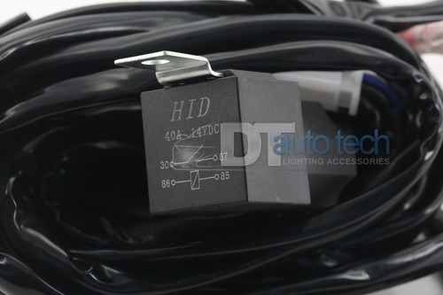 9ft 40A 12V Power Switch & Relay Wiring Harness Kit for LED Light Bar 180W-500W - Picture 4 of 5