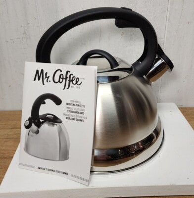 New Coffee Whistling Tea Kettle Flintshire Stainless Steel